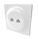 FIBARO FIBARO Walli N Ethernet Outlet - Wit FIBARO FIBARO Walli N Ethernet Outlet - Wit