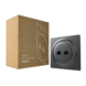 FIBARO FIBARO Walli N Ethernet Outlet - Antraciet FIBARO FIBARO Walli N Ethernet Outlet - Antraciet