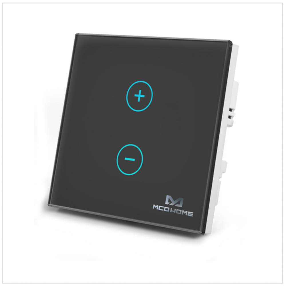 MCO Home Touch Panel Dimmer Zwart ZWave Plus SlimmeDingen.nl