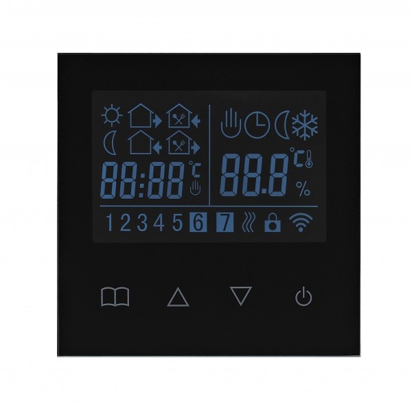 Afbeelding van TKB Home Thermostaat Z-Wave Plus - Zwart