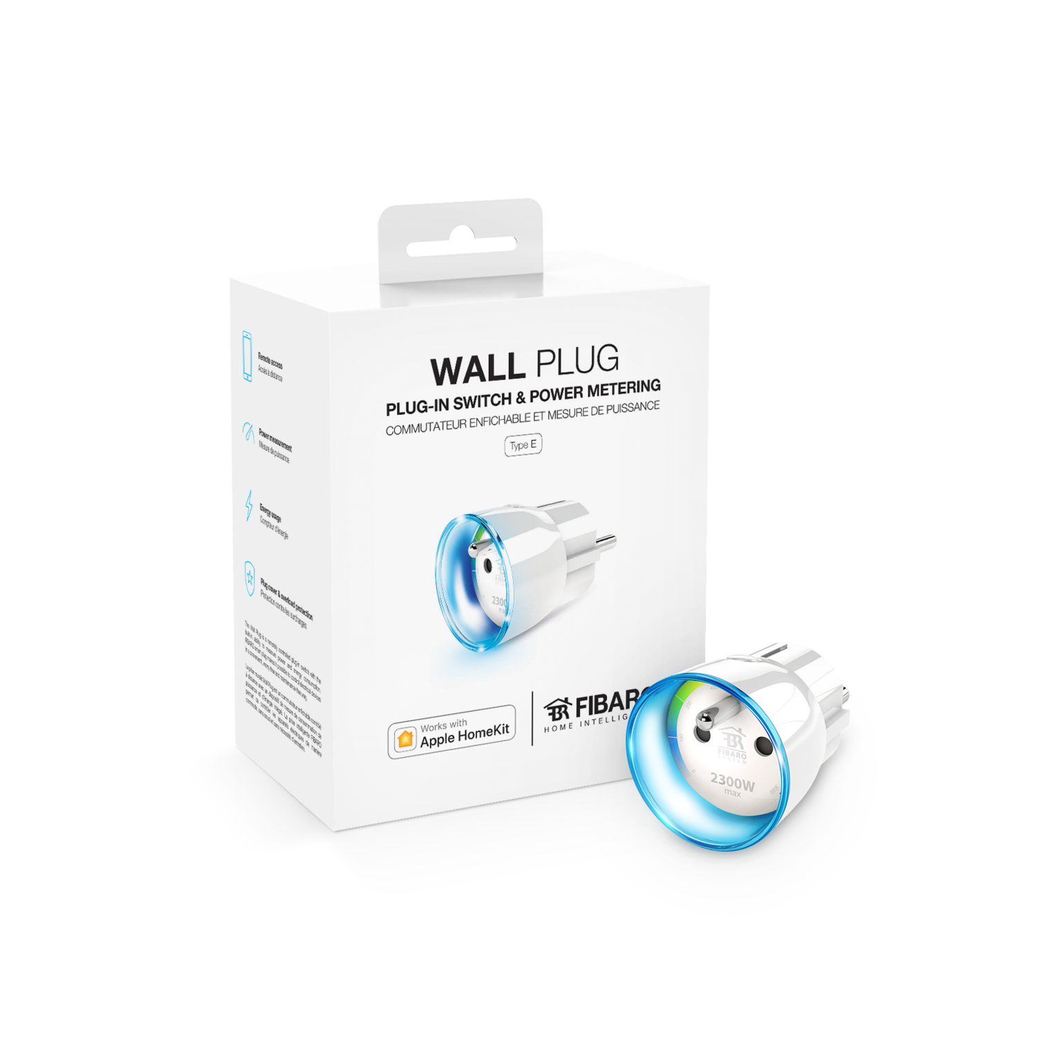 Regeneratie Verslaggever veiligheid FIBARO Wall Plug - Smart Stopcontact - Apple Homekit - België -  SlimmeDingen.nl