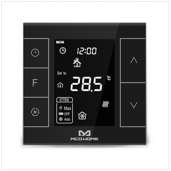 Afbeelding van MCO Home Waterverwarming Thermostaat Z-Wave Plus MH7-WH - Zwart
