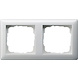 GIRA GIRA Afdekraam 2-voudig Zuiver wit (hagelwit) 021203 GIRA GIRA Afdekraam 2-voudig Zuiver wit (hagelwit) 021203