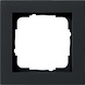 GIRA Gira E2 afdekraam 1-voudig Mat Zwart 021109 GIRA Gira E2 afdekraam 1-voudig Mat Zwart 021109