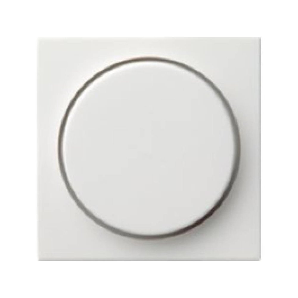 GIRA Draaiknop Dimmer Zuiver Wit 065003 SlimmeDingen.nl