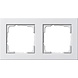 GIRA GIRA E2 Afdekraam 2-voudig zuiver wit (hagelwit) MAT 021222 GIRA GIRA E2 Afdekraam 2-voudig zuiver wit (hagelwit) MAT 021222