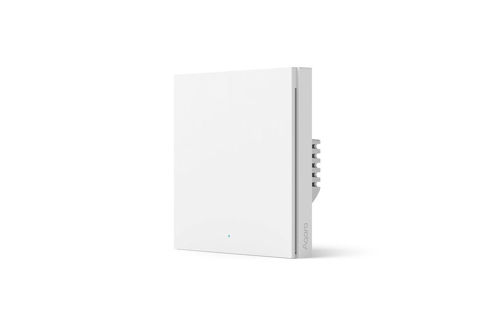 AQARA Smart Wall Switch H1 (Met NUL, single rocker)