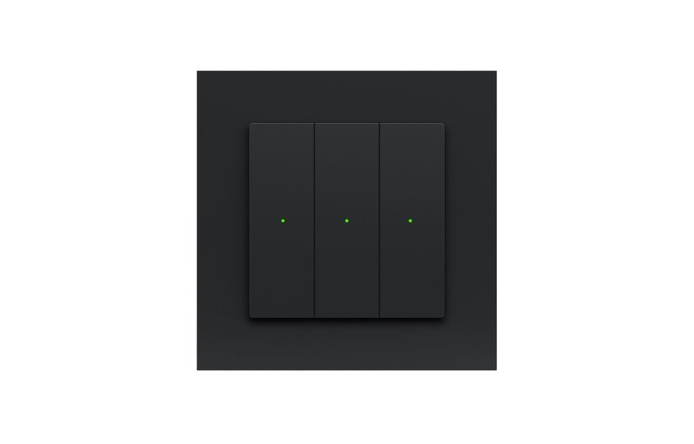 Heatit Z-Push Wall Controller - Zwart
