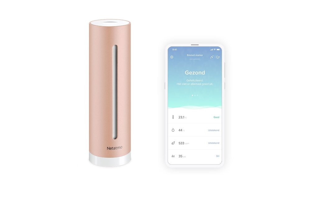 Netatmo Slimme Indoor Luchtkwaliteit monitor