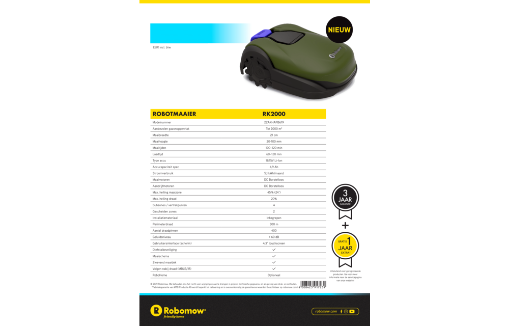 Robomow RK2000