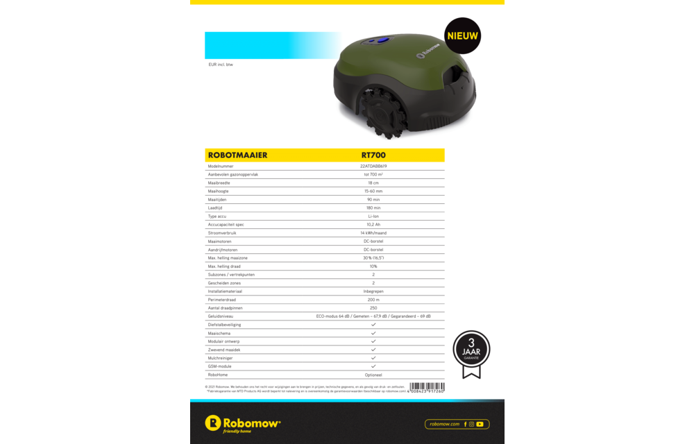 Robomow RT700