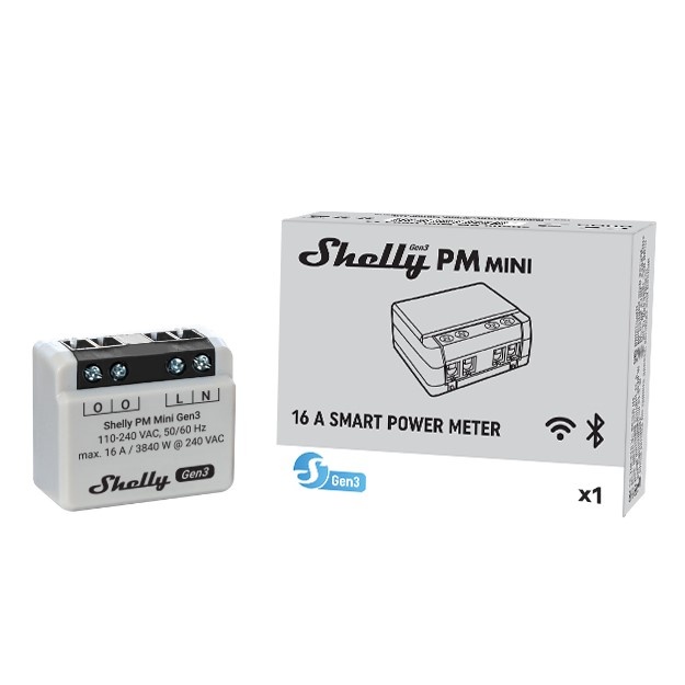 Shelly PM Mini Gen3 - WiFi Energiemeter