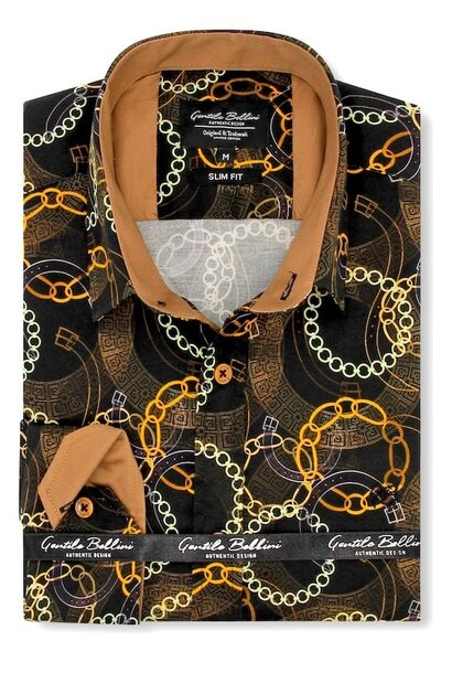 Heren Overhemd - Luxury Society Satin - Zwart
