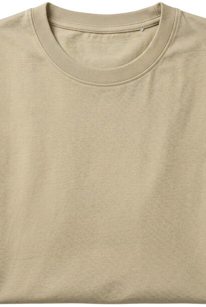 Heren T shirt - Oversized T shirt Heren - GB6530-16 - Licht Bruin