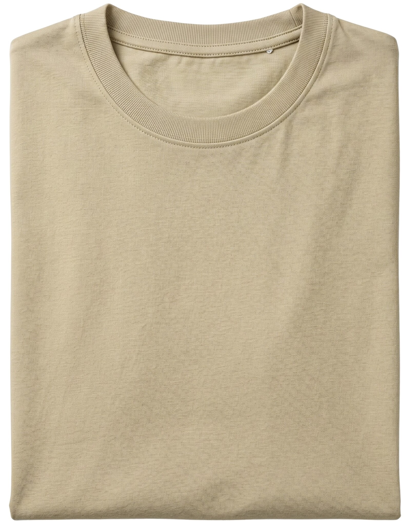 Heren T shirt - Oversized T shirt Heren - GB6530-16 - Licht Bruin-1