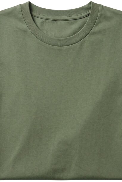 Heren T shirt - Oversized T shirt Heren - GB6530-18 - Donker Groen