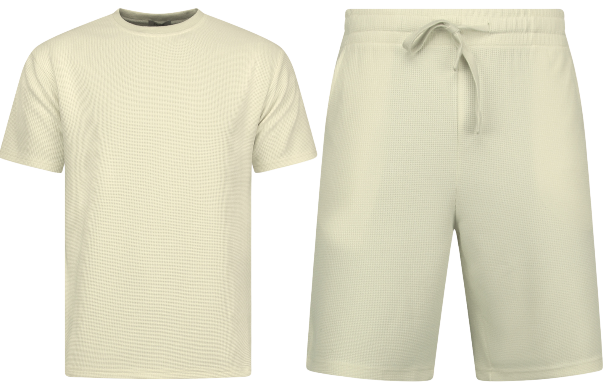 Zomerset Heren - Oversized T shirt en Shorts Heren - Twinset - GB-918 - Beige-2