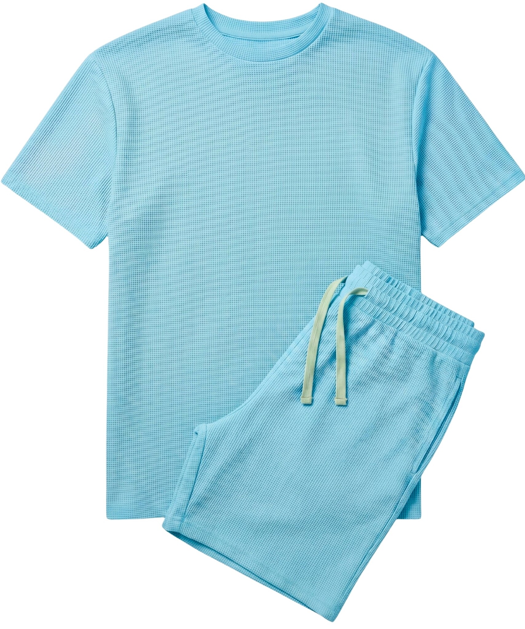 Zomerset Heren - Oversized T shirt en Shorts Heren - Twinset - GB-918 - Turquoise-1