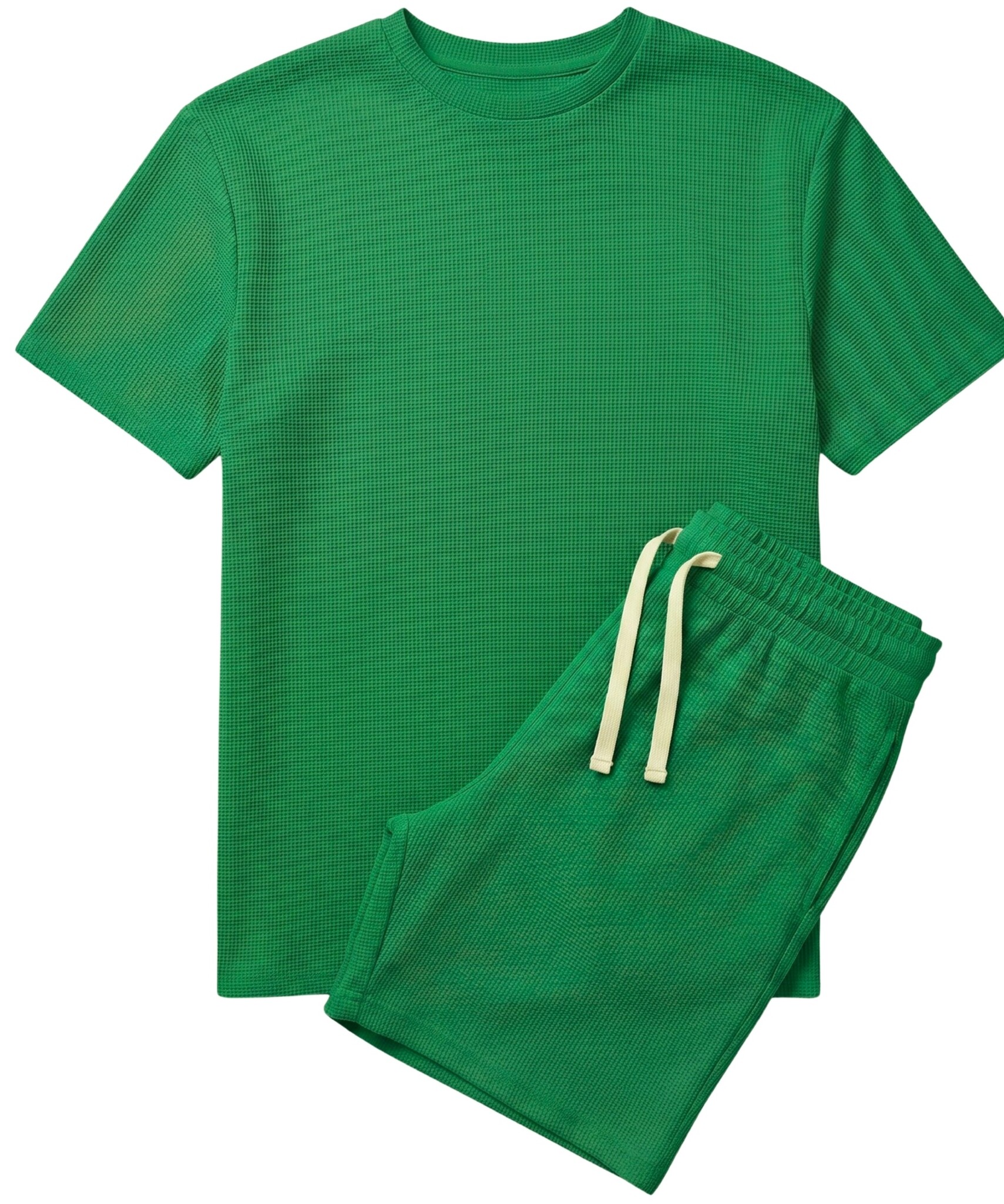 Zomerset Heren - Oversized T shirt en Shorts Heren - Twinset - GB-918 - Groen-1
