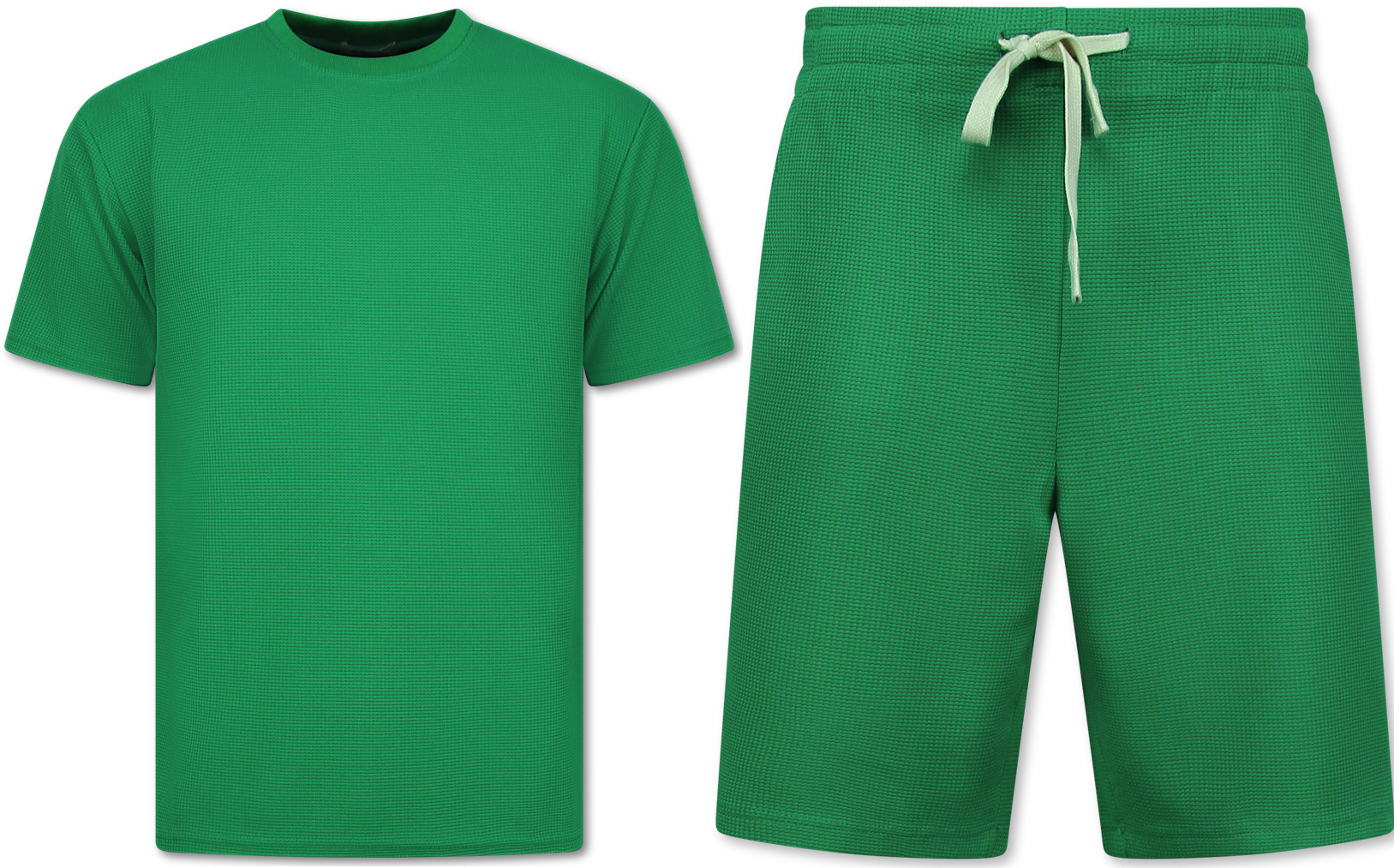 Zomerset Heren - Oversized T shirt en Shorts Heren - Twinset - GB-918 - Groen-2