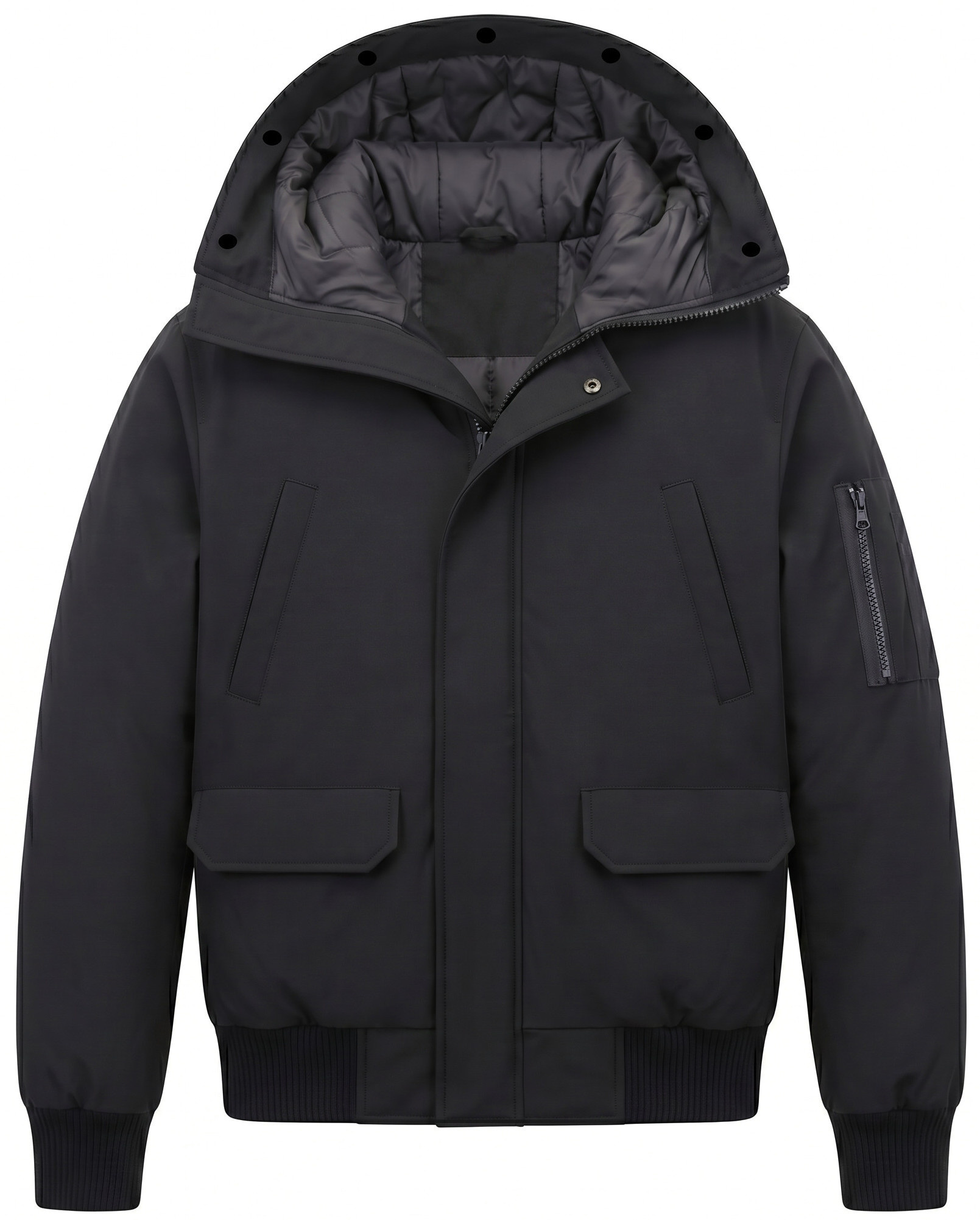 Herenjas - Winterjas Heren - LF8821 - Zwart-1