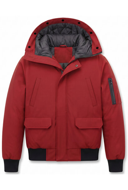Herenjas - Winterjas Heren - LF8821 - Rood