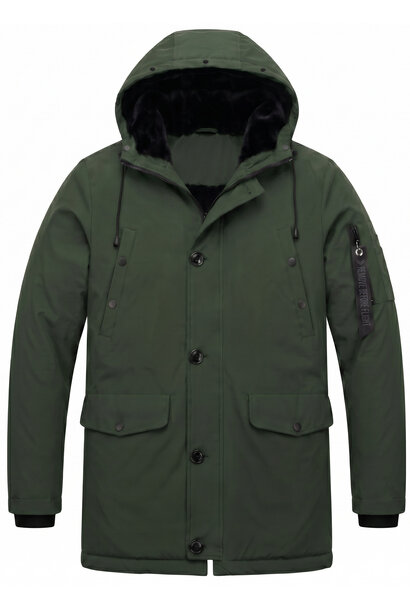 Parka Heren Winterjas - Winterjas Heren - LF7103 - Groen