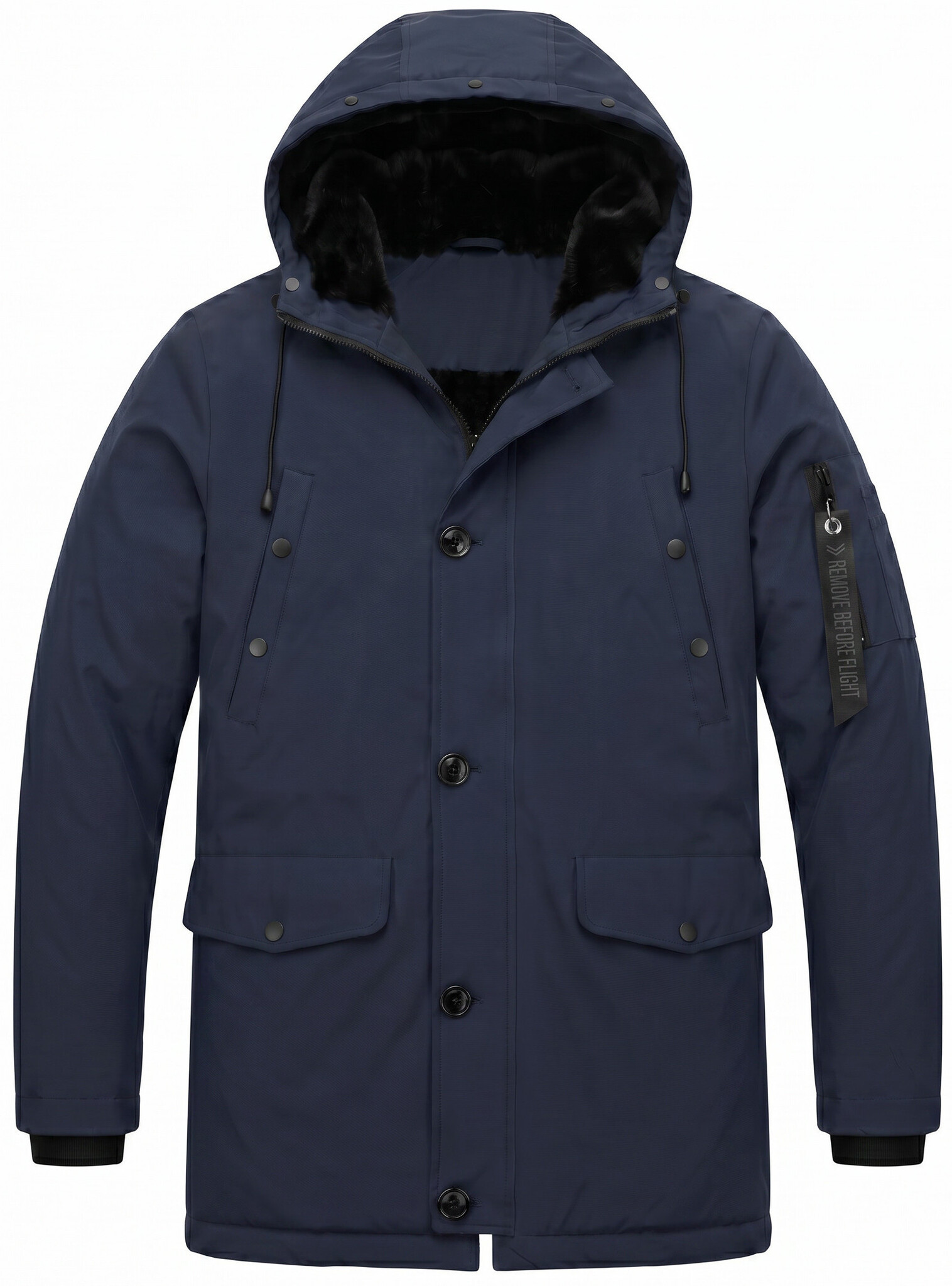 Parka Heren Winterjas - Winterjas Heren - LF7103 - Blauw-1