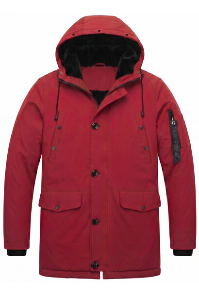 Parka Heren Winterjas - Winterjas Heren - LF7103 - Rood