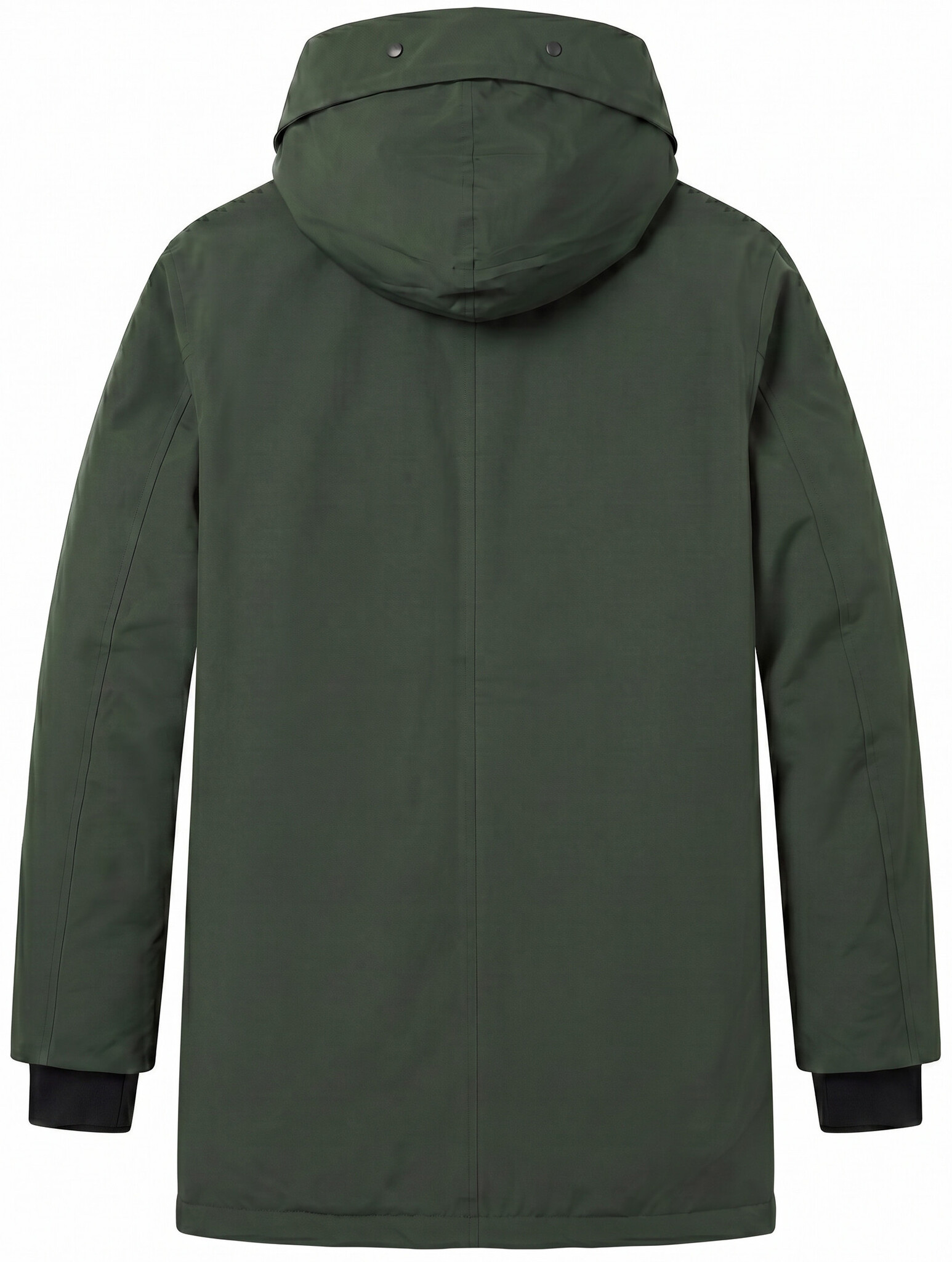 Lange jas Heren - Heren Winterjassen - LF7169 - Groen-2