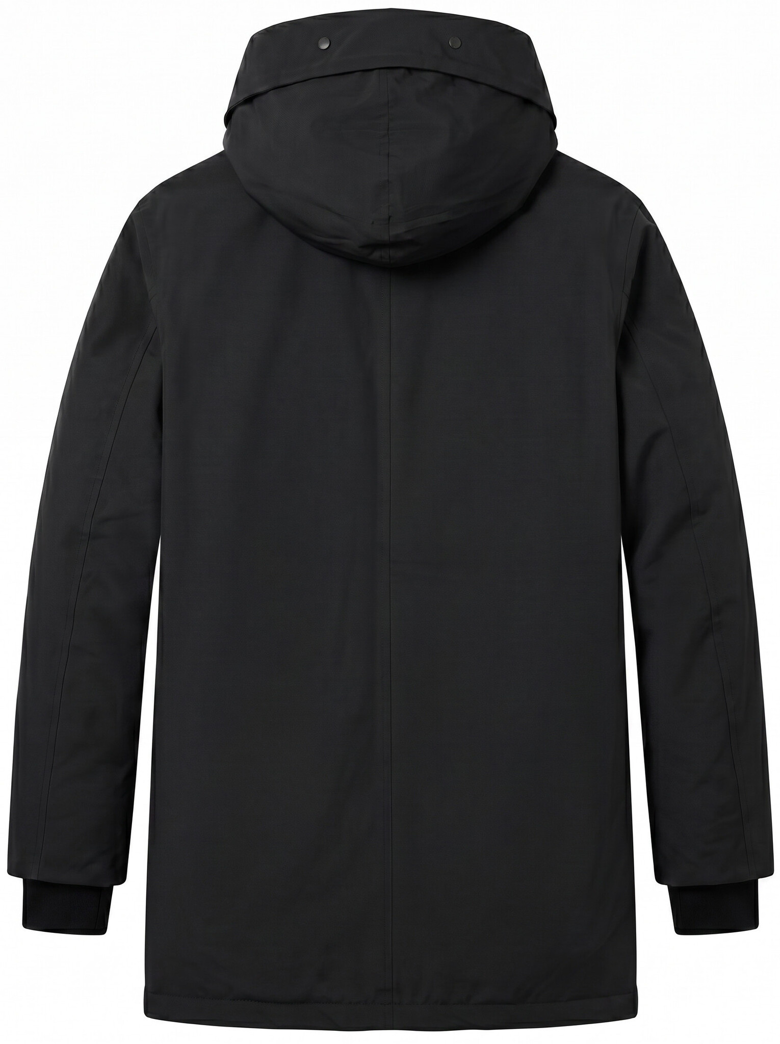 Lange jas Heren - Heren Winterjassen - LF7169 - Zwart-2