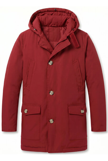Parka Heren Winterjas - Heren Winterjas - LF7101 - Rood