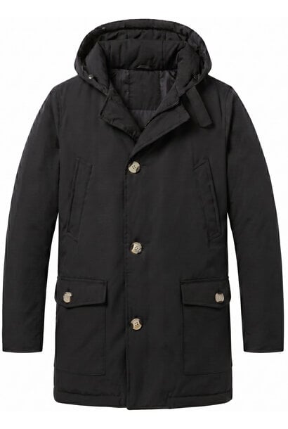 Parka Heren Winterjas - Heren Winterjas - LF7101 - Zwart