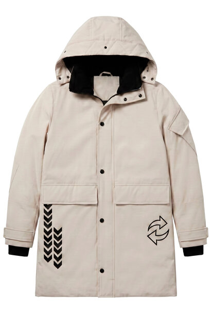 Lange Jas Heren - Winterjas Heren - LF9803 - Beige