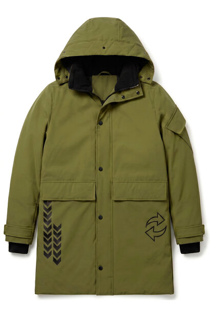 Lange Jas Heren - Winterjas Heren - LF9803 - Groen