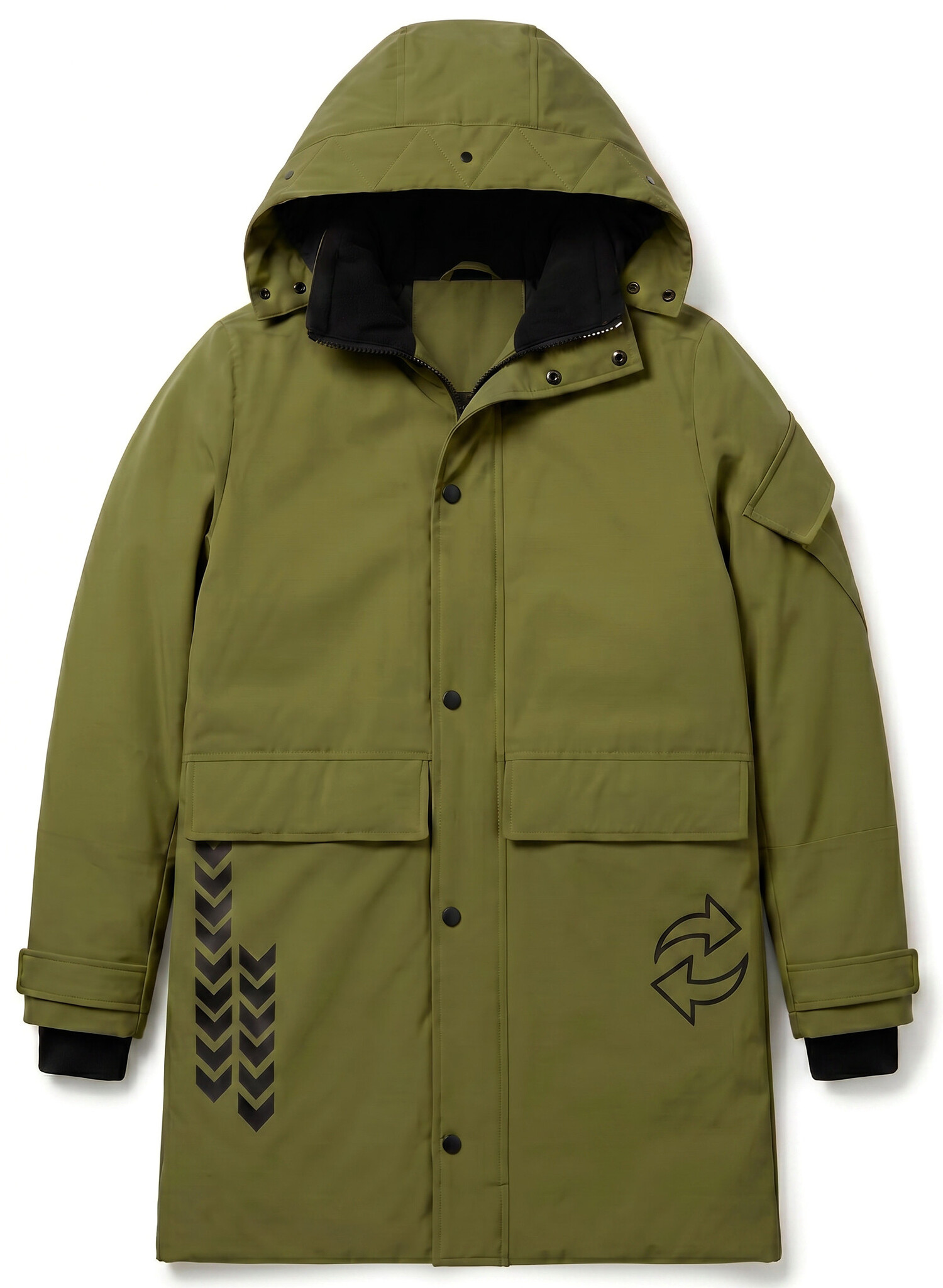 Lange Jas Heren - Winterjas Heren - LF9803 - Groen-1
