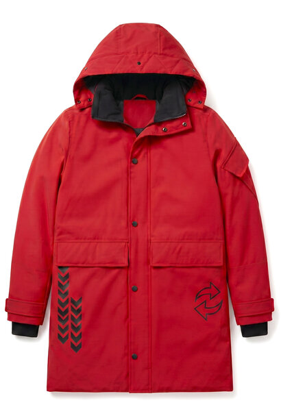 Lange Jas Heren - Winterjas Heren - LF9803 - Rood
