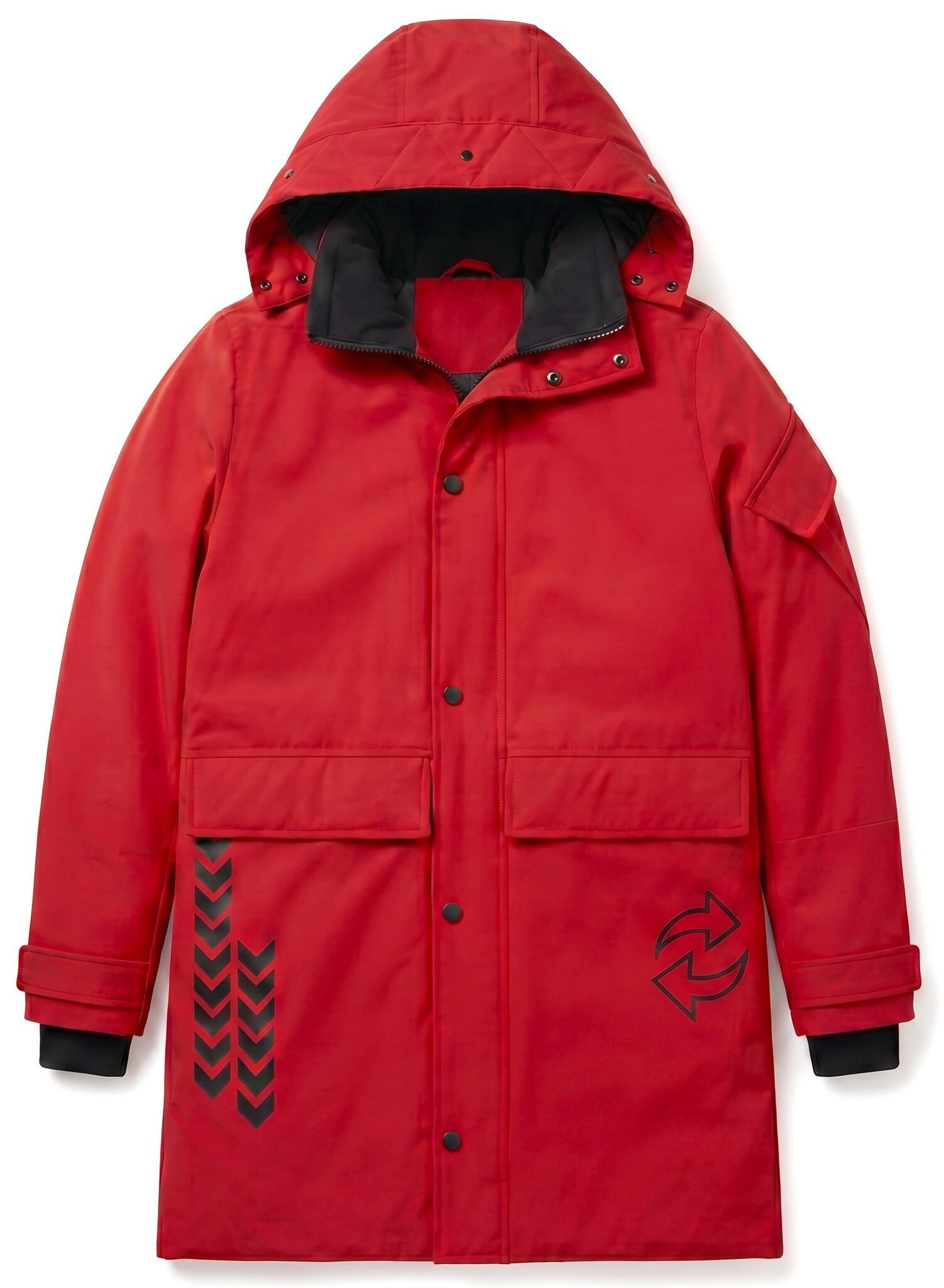 Lange Jas Heren - Winterjas Heren - LF9803 - Rood-1