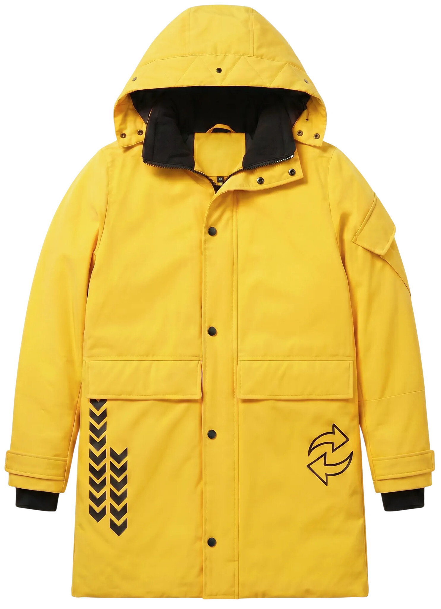 Lange Jas Heren - Winterjas Heren - LF9803 - Geel-1