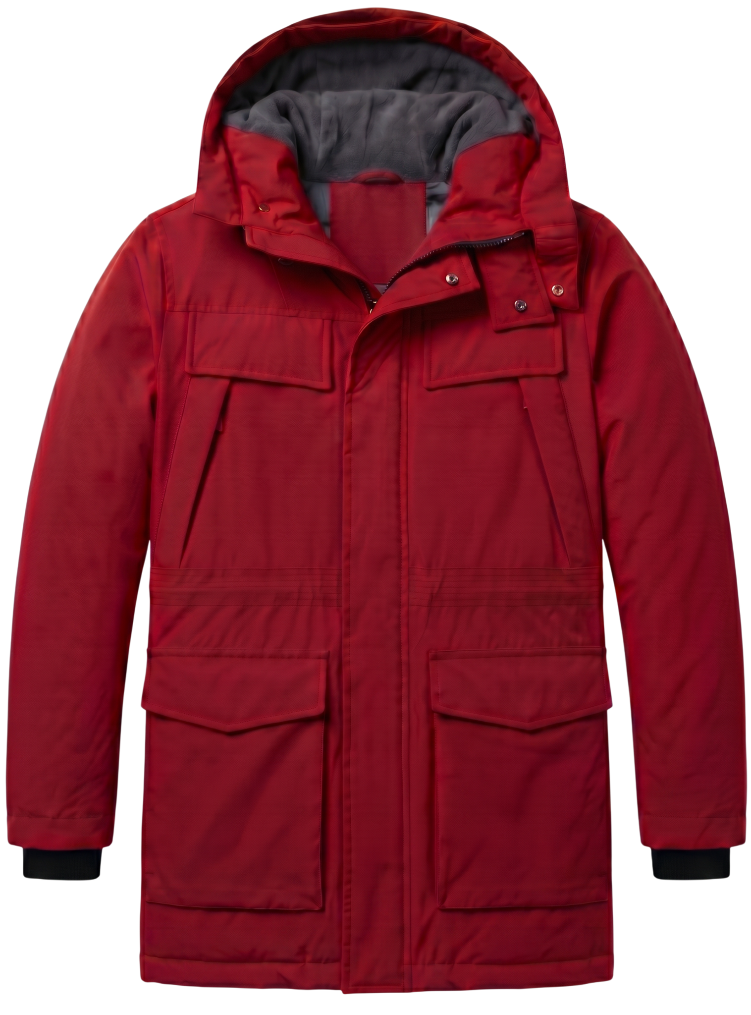 Parka Heren - Heren Winterjassen Volwassen - LF891 - Rood-1