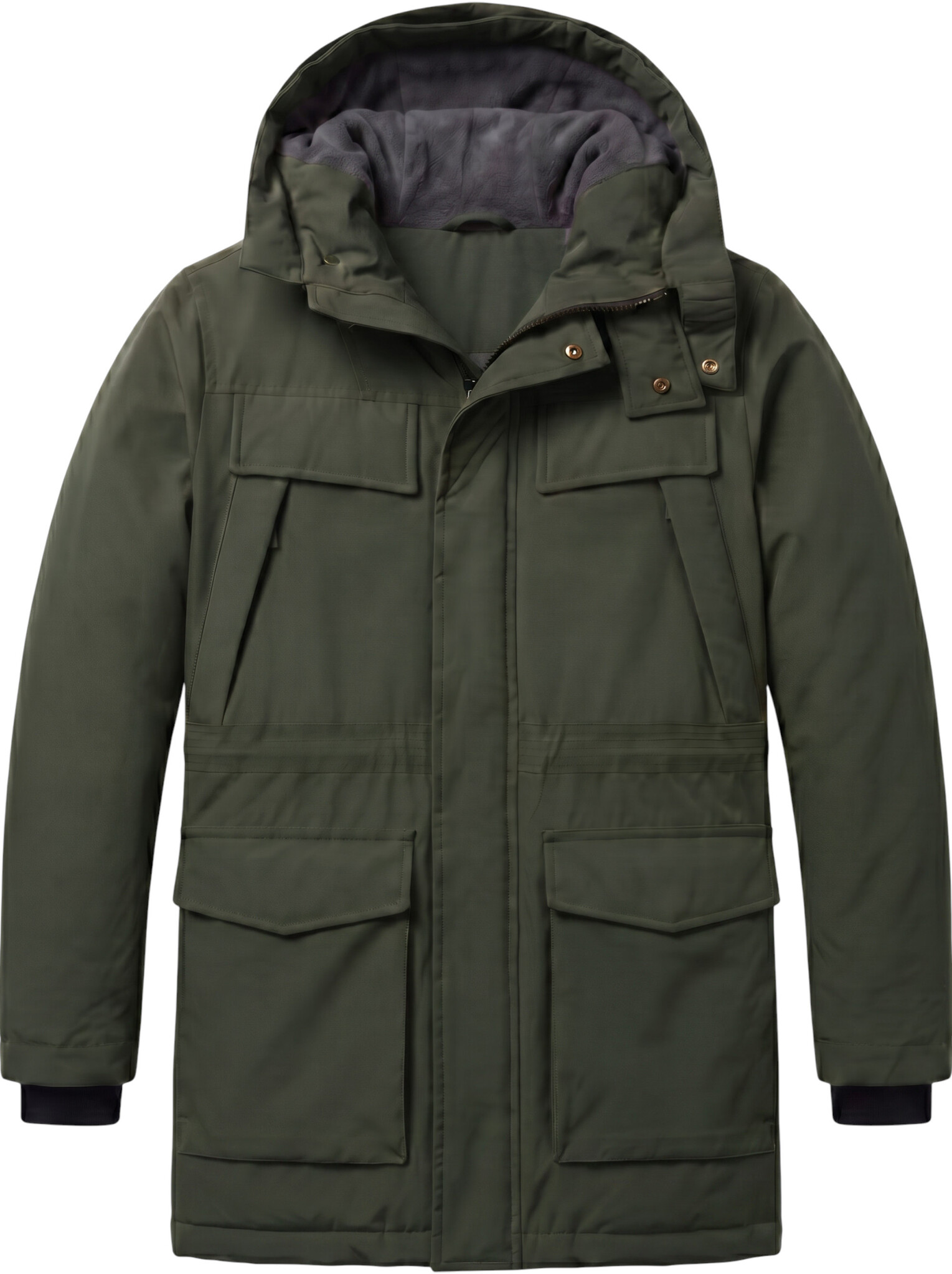 Parka Heren - Heren Winterjassen Volwassen - LF891 - Groen-1