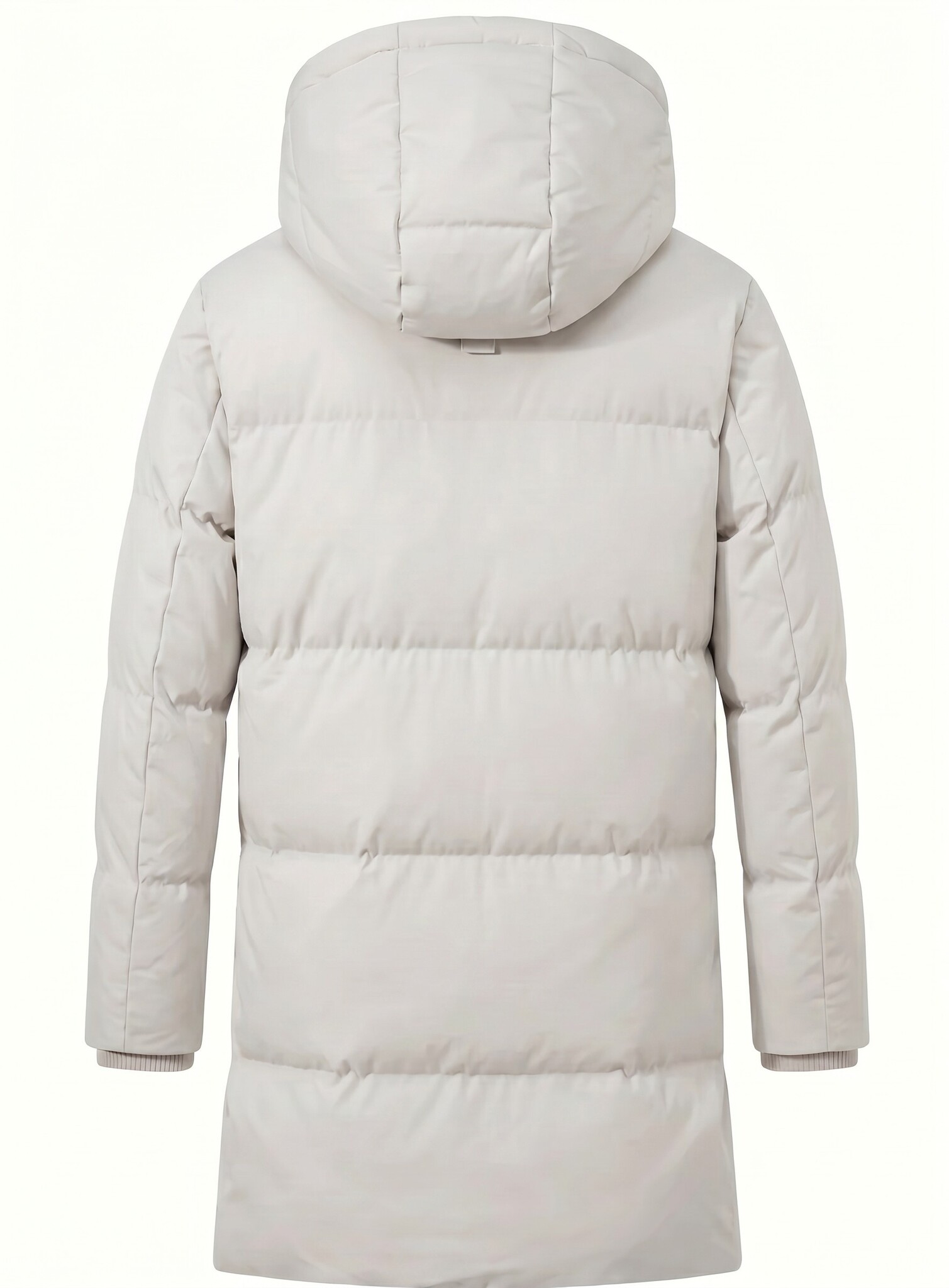 Lange Puffer Jas Heren - Heren Jas Winter - LF3361 - Beige-3
