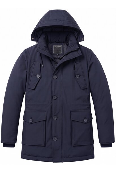 Gewatteerde Jassen - Heren Winterjassen Volwassen - LF8202 - Blauw