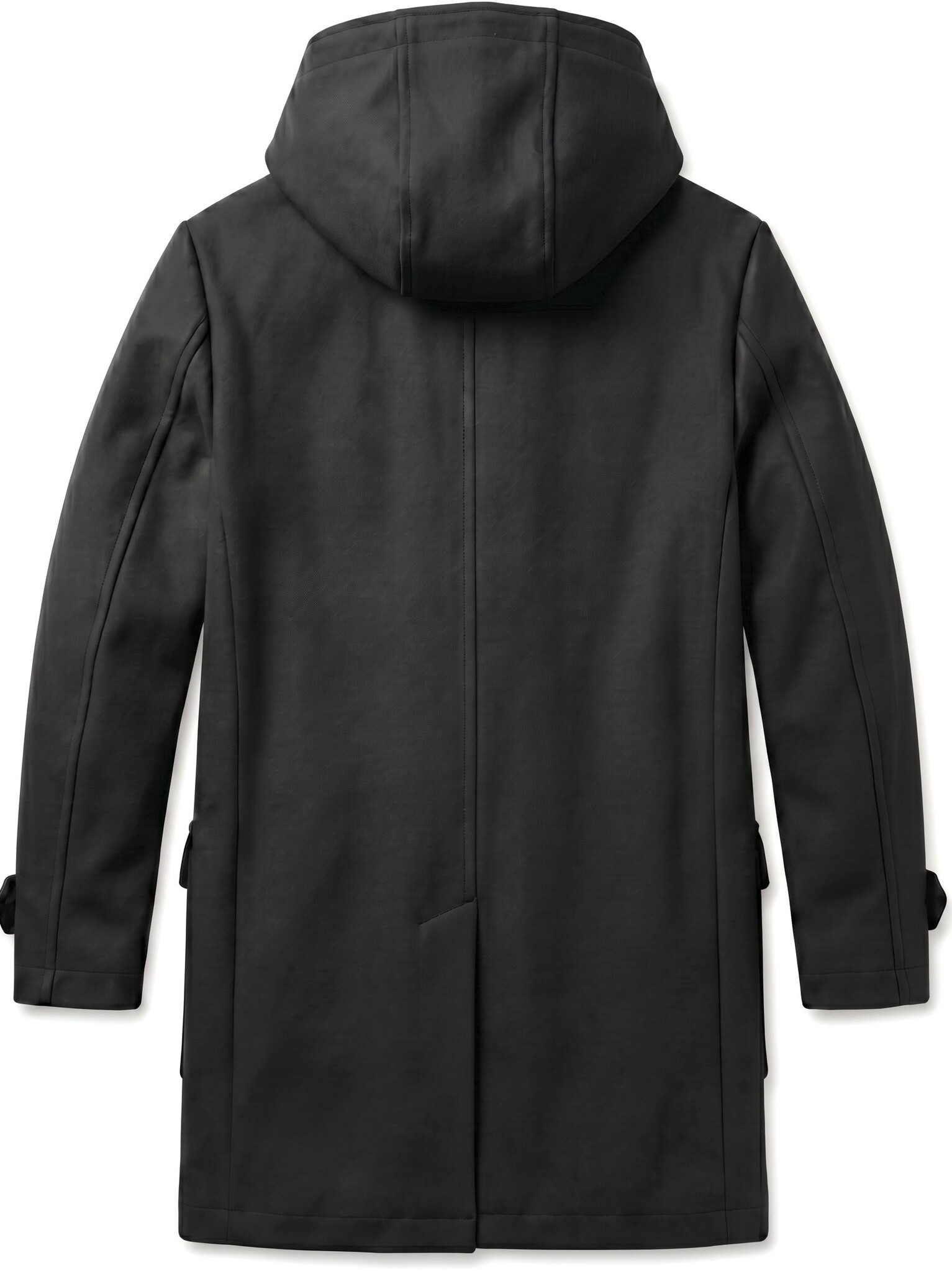 Trenchcoat Heren - Parka Heren Winterjas - LF8931 - Zwart-2