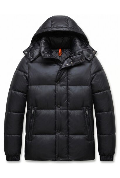 Puffer Jas Heren - Jassen Heren Winter - 8055 - Zwart