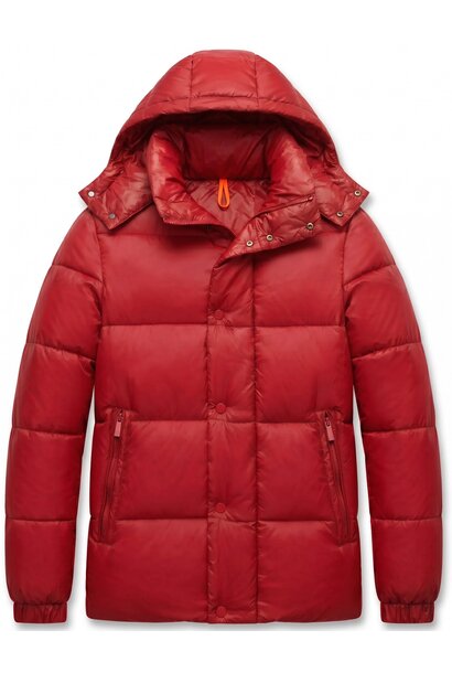 Puffer Jas Heren - Jassen Heren Winter - 8055 - Rood