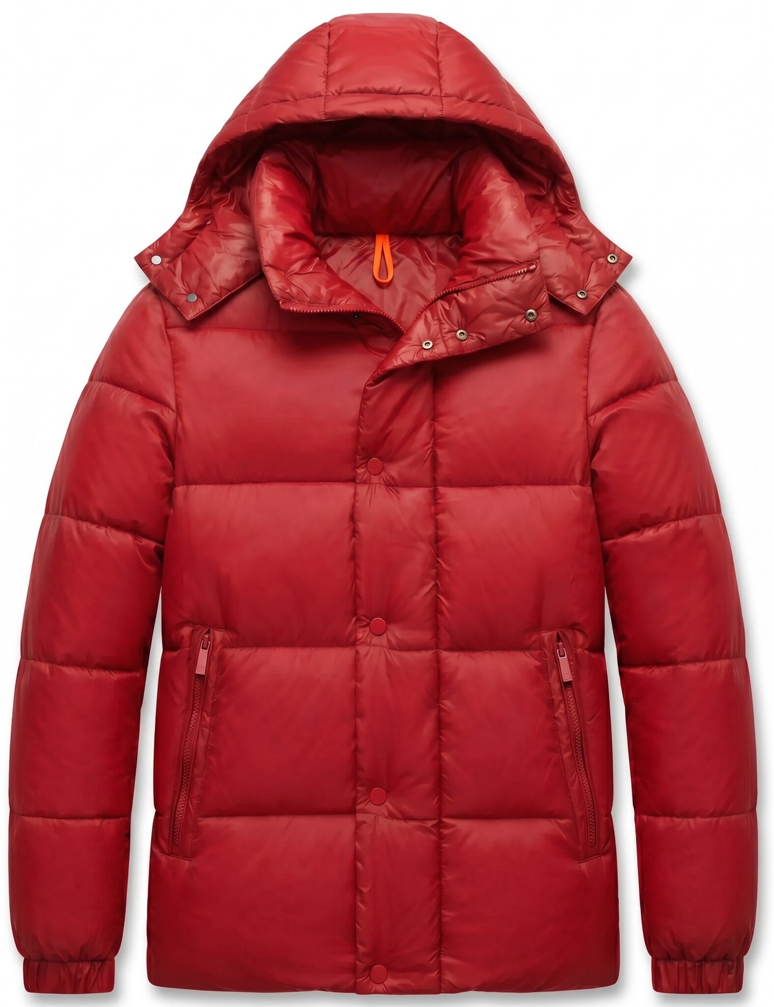Puffer Jas Heren - Jassen Heren Winter - 8055 - Rood-1