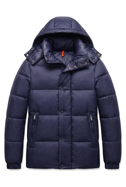 Puffer Jas Heren - Jassen Heren Winter - 8055 - Donker Blauw