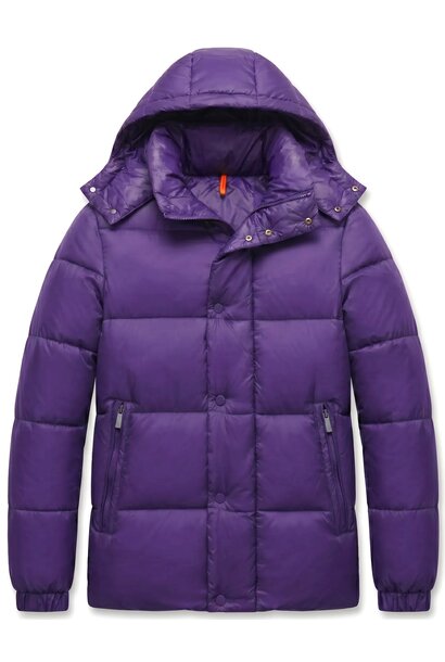 Puffer Jas Heren - Jassen Heren Winter - 8055 - Paars