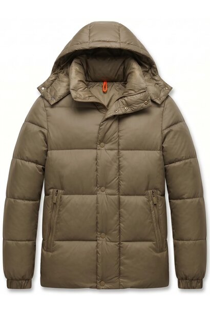 Puffer Jas Heren - Jassen Heren Winter - 8055 - Bruin
